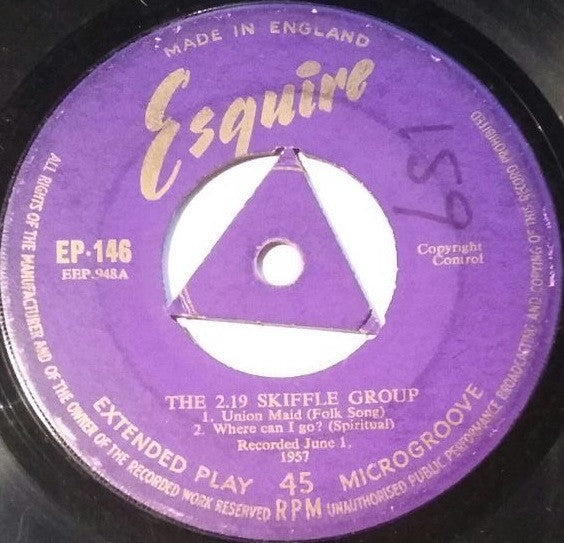 The 2.19 Skiffle Group : 2.19 Skiffle (7")