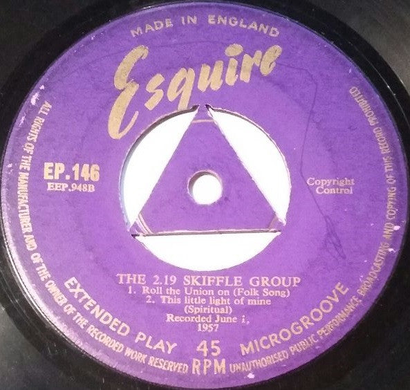 The 2.19 Skiffle Group : 2.19 Skiffle (7")