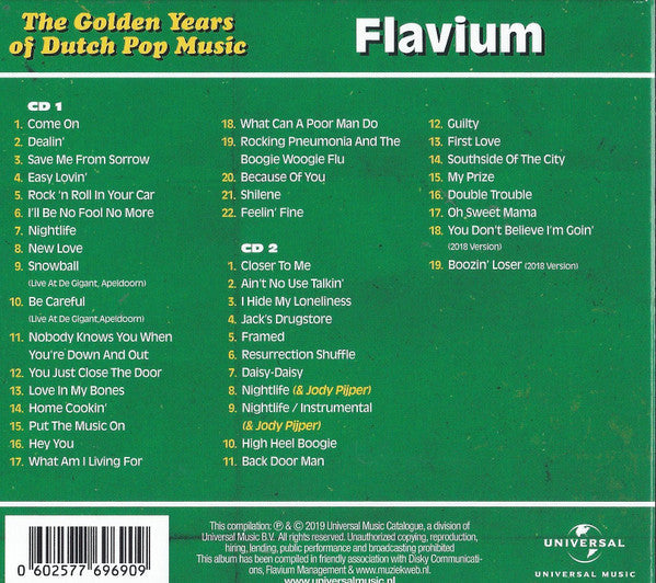Flavium : The Golden Years Of Dutch Pop Music (A&B Sides And More) (2xCD, Comp)