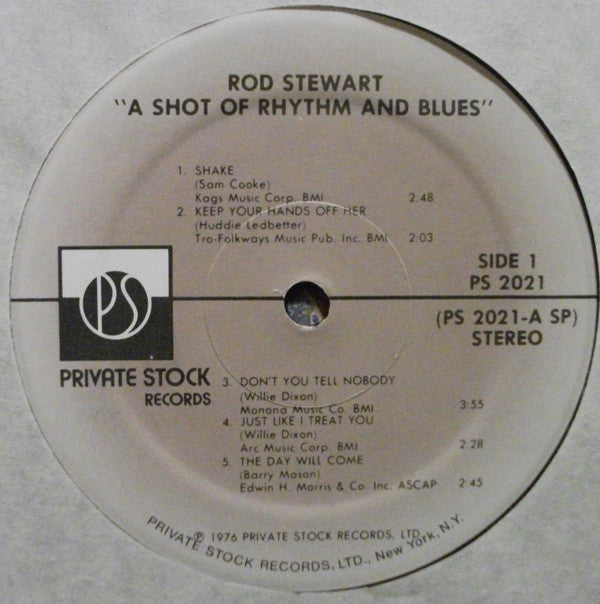 Rod Stewart : A Shot Of Rhythm And Blues (LP, Comp, SP )