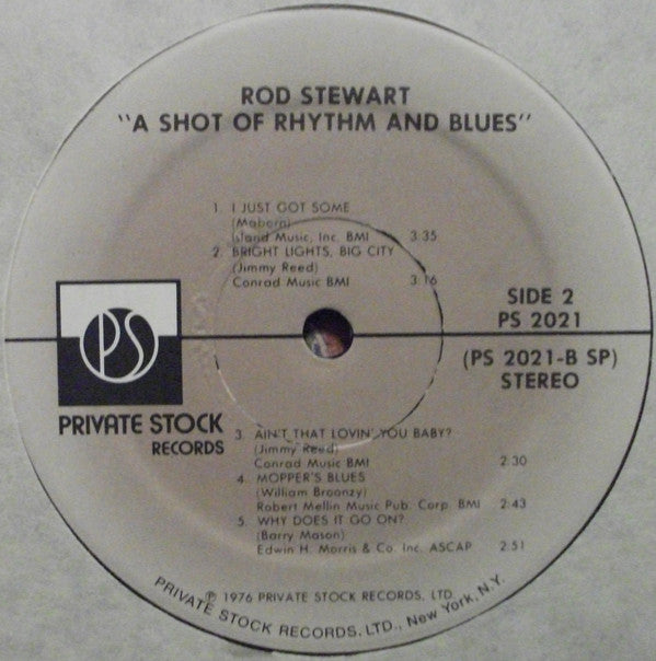 Rod Stewart : A Shot Of Rhythm And Blues (LP, Comp, SP )