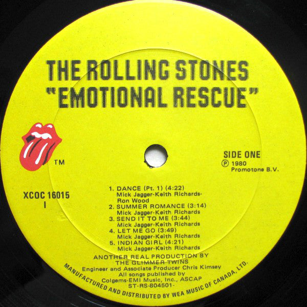 The Rolling Stones : Emotional Rescue (LP, Album, I P)
