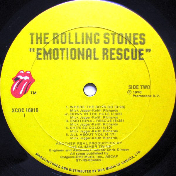 The Rolling Stones : Emotional Rescue (LP, Album, I P)