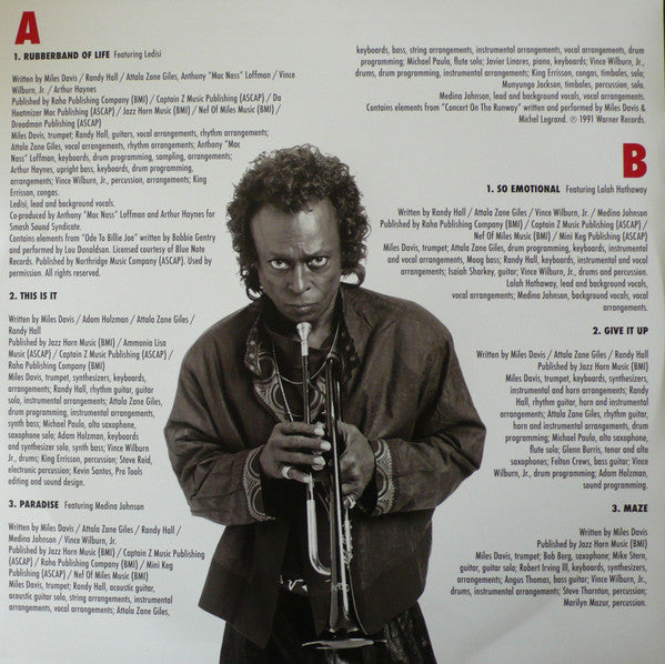 Miles Davis : Rubberband (2xLP, Album, 180)