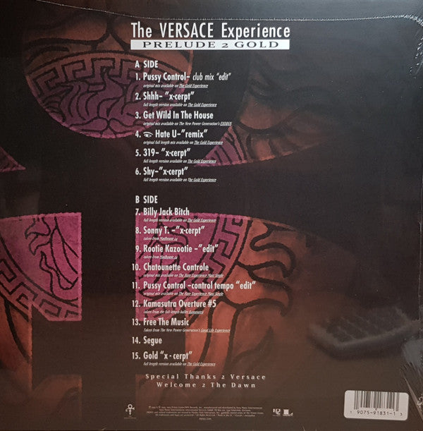 The Artist (Formerly Known As Prince) : The Versace Experience - Prelude 2 Gold (LP, Ltd, RE, Pur)