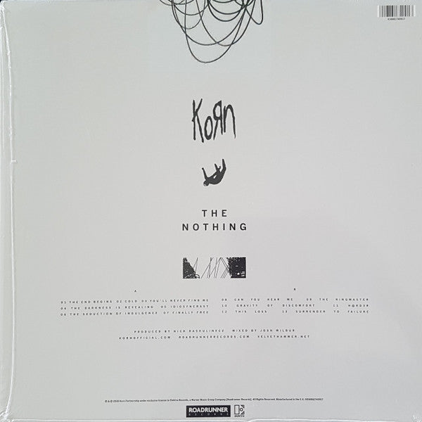 Korn : The Nothing (LP, Album, Whi)