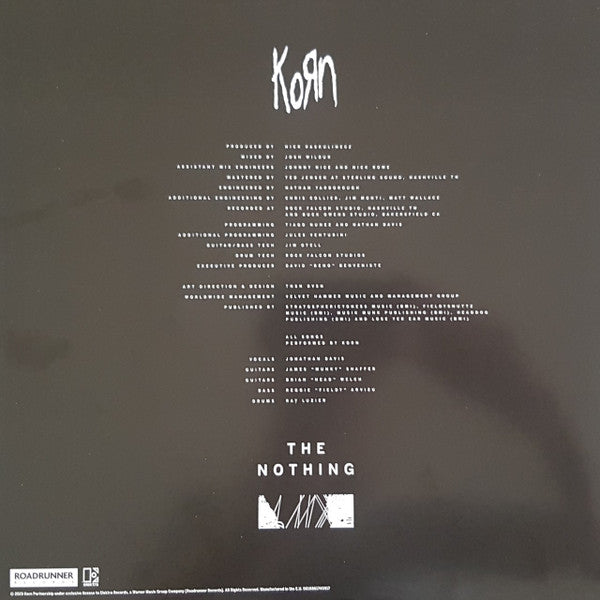 Korn : The Nothing (LP, Album, Whi)