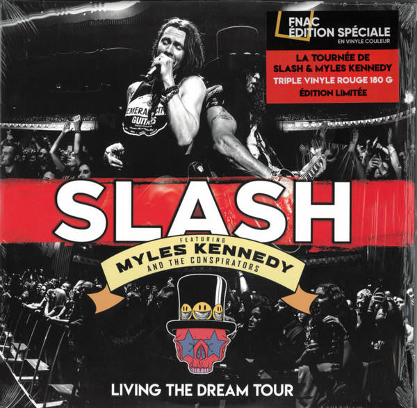 Slash (3) featuring Myles Kennedy and The Conspirators : Living The Dream Tour (3xLP, Ltd, Red)