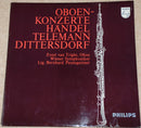 Georg Friedrich Händel, Georg Philipp Telemann, Carl Ditters von Dittersdorf, Evert van Tright, Bernhard Paumgartner, Wiener Symphoniker : Oboen Konzerte (LP, Mono)