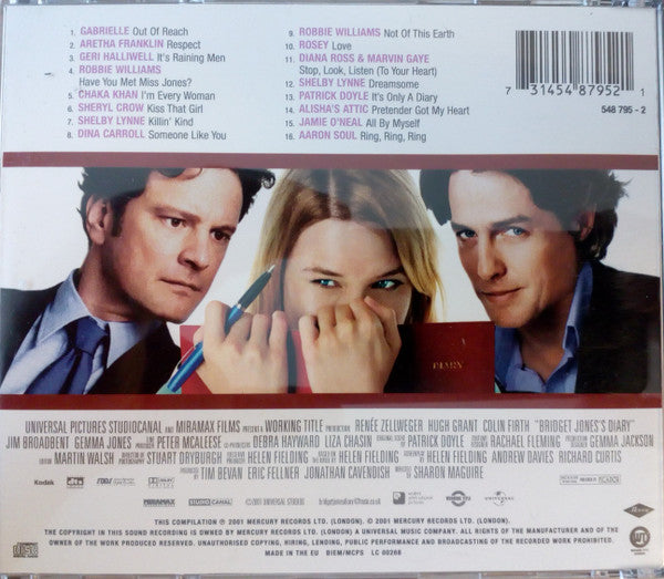 Various : Bridget Jones's Diary (Music From The Motion Picture) (CD, Comp)