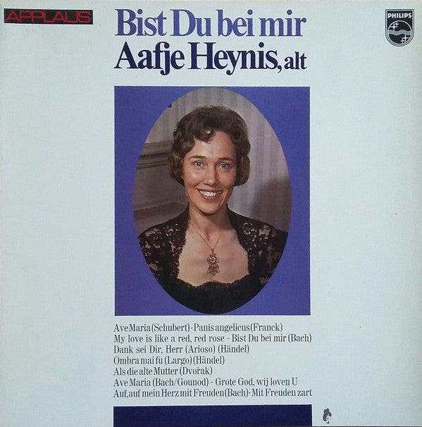 Aafje Heynis, Pierre Palla, Felix De Nobel, Pro Musica Bussum, Lex Karsemeijer, Simon C. Jansen, Meindert Boekel : Bist Du Bei Mir (LP)