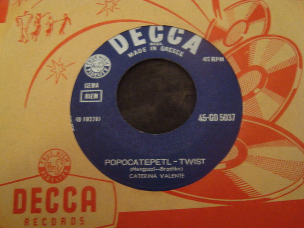 Caterina Valente : Popocatepetl -Twist / Java (7", Single)