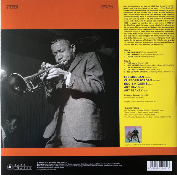 Lee Morgan : Expoobident (LP, Album, Ltd, Gat)