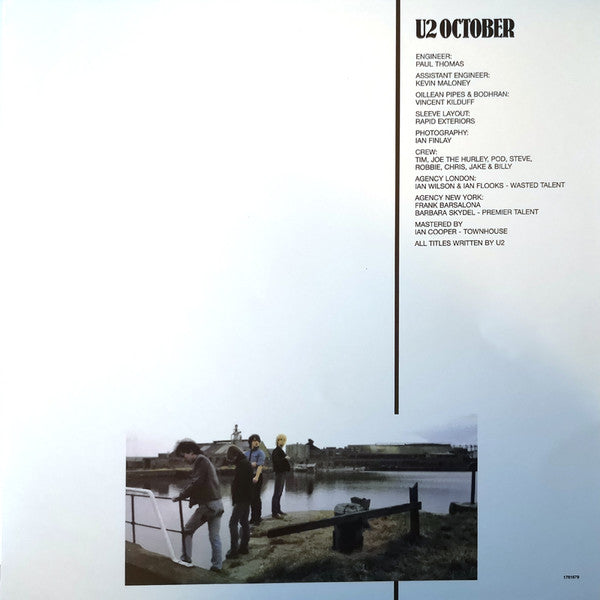 U2 : October (LP, Album, Ltd, RE, RM, Cre)
