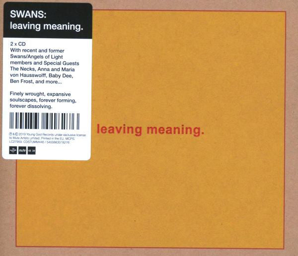 Swans : Leaving Meaning. (2xCD, Album)