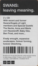 Swans : Leaving Meaning. (2xCD, Album)