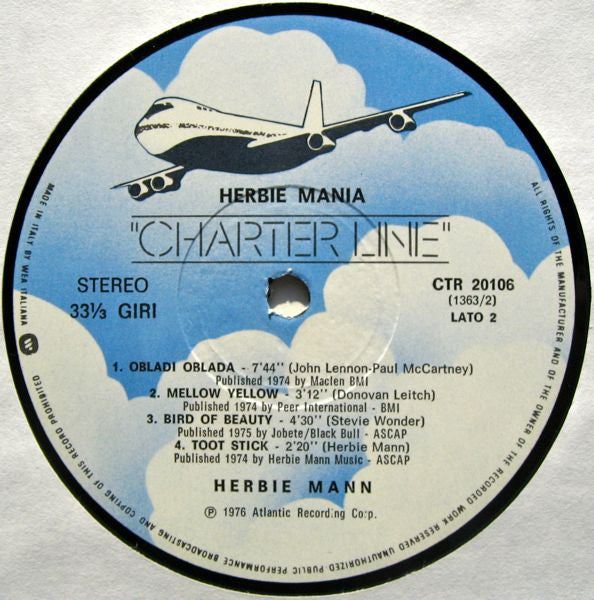 Herbie Mann : Herbie Mania (LP, Comp)