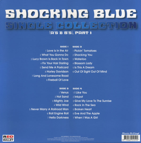 Shocking Blue : Single Collection (A's & B's) Part 1 (2xLP, Comp, RP)