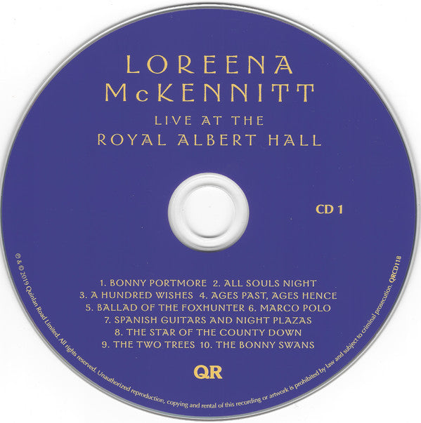 Loreena McKennitt : Live At The Royal Albert Hall (2xCD, Album)