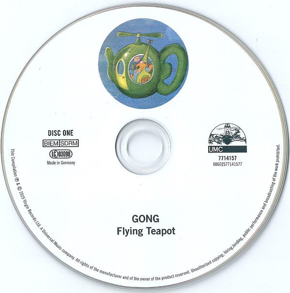 Gong : Flying Teapot (Radio Gnome Invisible Part 1) (CD, Album, RE, RM + CD + Dlx, Dig)