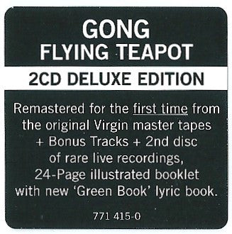 Gong : Flying Teapot (Radio Gnome Invisible Part 1) (CD, Album, RE, RM + CD + Dlx, Dig)