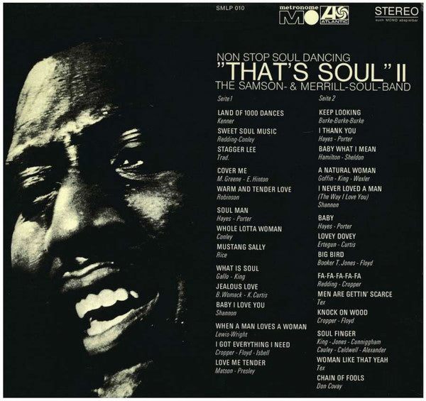 The Samson- & Merrill-Soul-Band : That's Soul II: Non Stop Soul Dancing (LP)