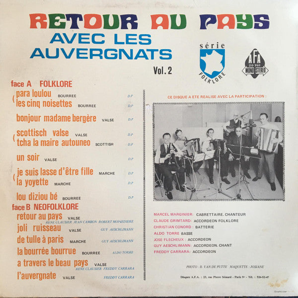 Les Auvergnats : Retour Au Pays Vol.2 (LP, Album)