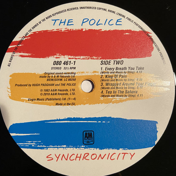 The Police : Synchronicity (LP, Album, RE, 180)