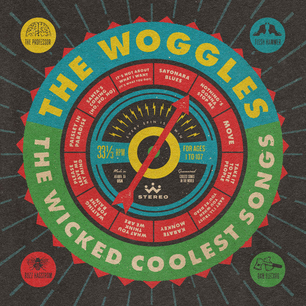 The Woggles : The Wicked Coolest Songs (LP, Comp, Red)