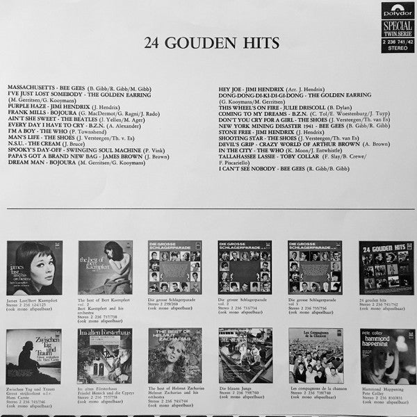 Various : 24 Gouden Hits (2xLP, Comp, Box)