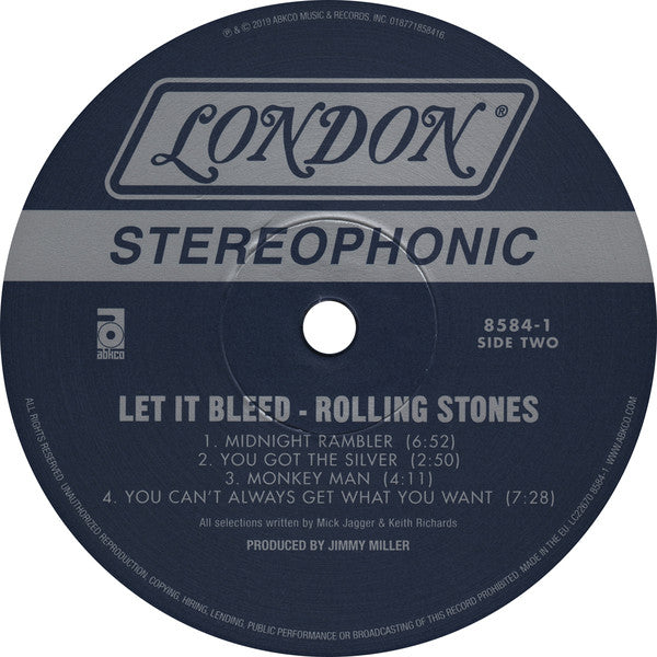 The Rolling Stones : Let It Bleed (LP, Album, RE, RM, 50t)