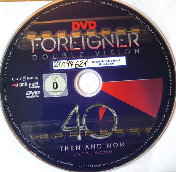 Foreigner : Double Vision: Then And Now  Live.Reloaded (CD, Album + DVD-V, NTSC)