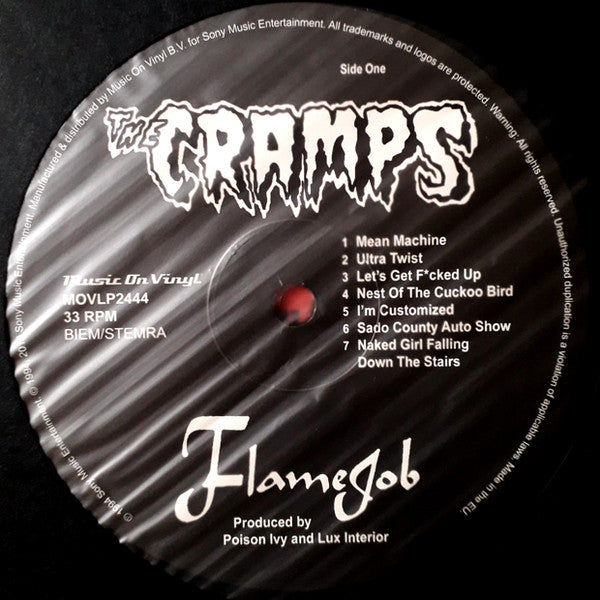 The Cramps : Flamejob (LP, Album, RE)
