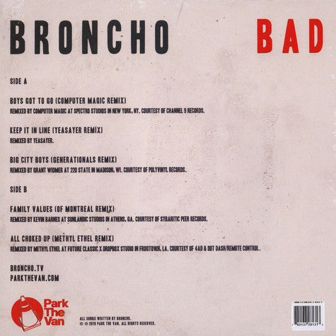 Broncho (2) : Bad (LP, RSD, Che)