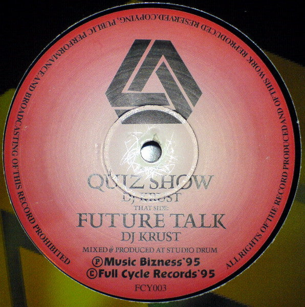 Krust : Future Talk / Quiz Show (12")