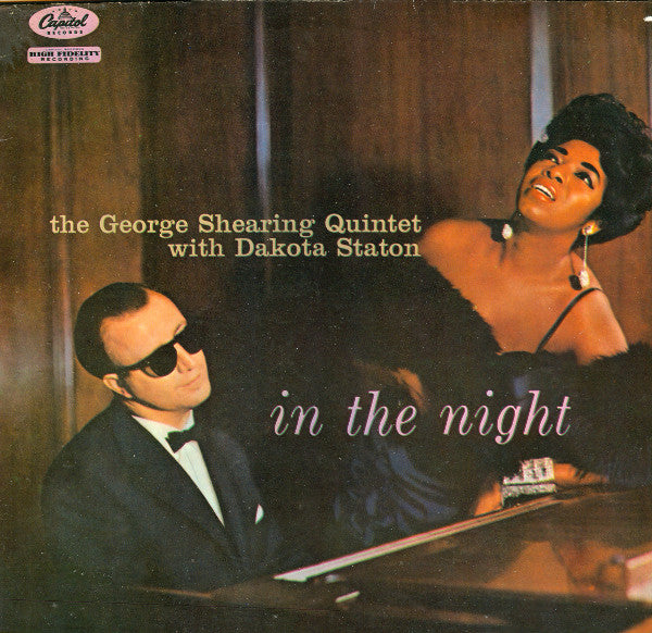 The George Shearing Quintet With Dakota Staton : In The Night (LP, Album, RE)