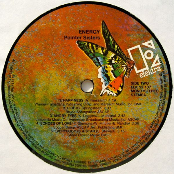 Pointer Sisters : Energy (LP, Album)