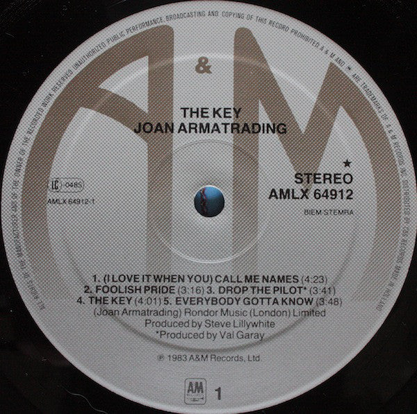 Joan Armatrading : The Key (LP, Album)