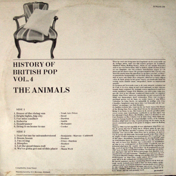 The Animals : The Animals (LP, Comp)