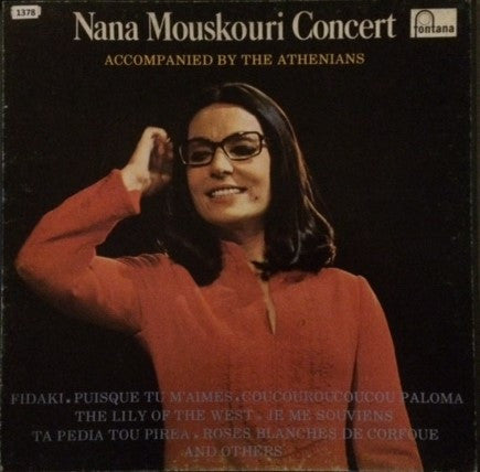 Nana Mouskouri : Nana Mouskouri Concert Accompaniment By The Athenians (2xLP, Comp, Jukebox)