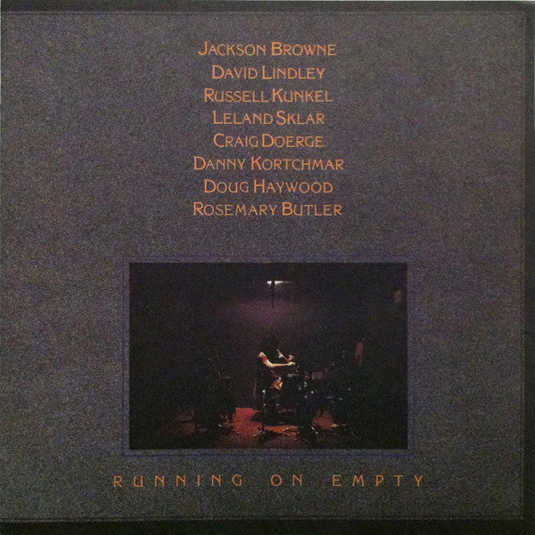 Jackson Browne : Running On Empty (LP, Album, RE)