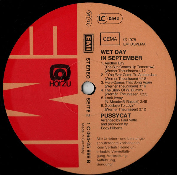 Pussycat (2) : Wet Day In September (LP, Album)