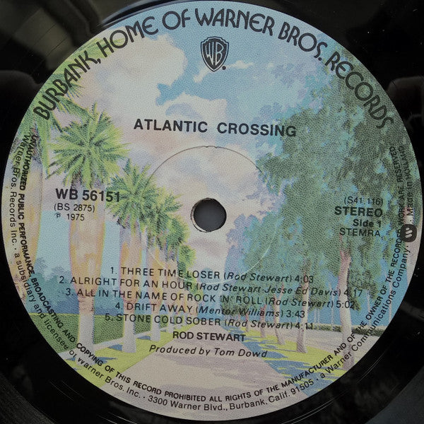 Rod Stewart : Atlantic Crossing (LP, Album, Gat)