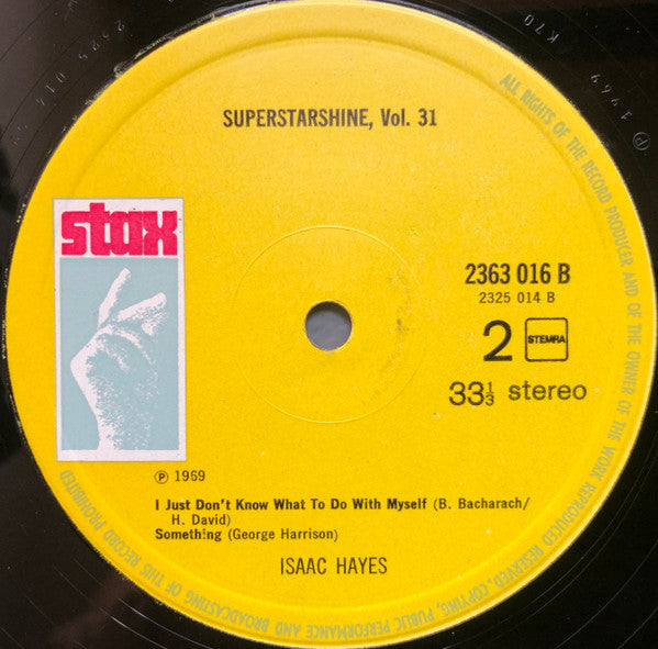 Isaac Hayes : Superstarshine Vol. 31 (LP, Album, RE)