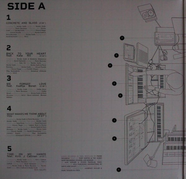 Nicolas Godin : Concrete And Glass (LP, Album, 180 + CD, Album)