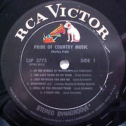 Charley Pride : Pride Of Country Music (LP, Album, Hol)