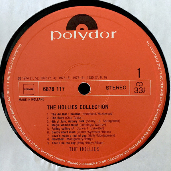 The Hollies : The Hollies Collection (LP, Comp)