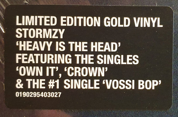 Stormzy : Heavy Is The Head (2xLP, Album, Ltd, Gol)