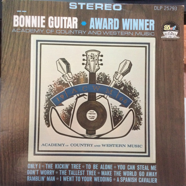 Bonnie Guitar : Award Winner:  Academy Of Country And Western Music (LP, Album)