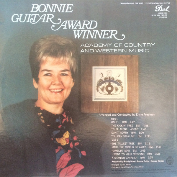 Bonnie Guitar : Award Winner:  Academy Of Country And Western Music (LP, Album)